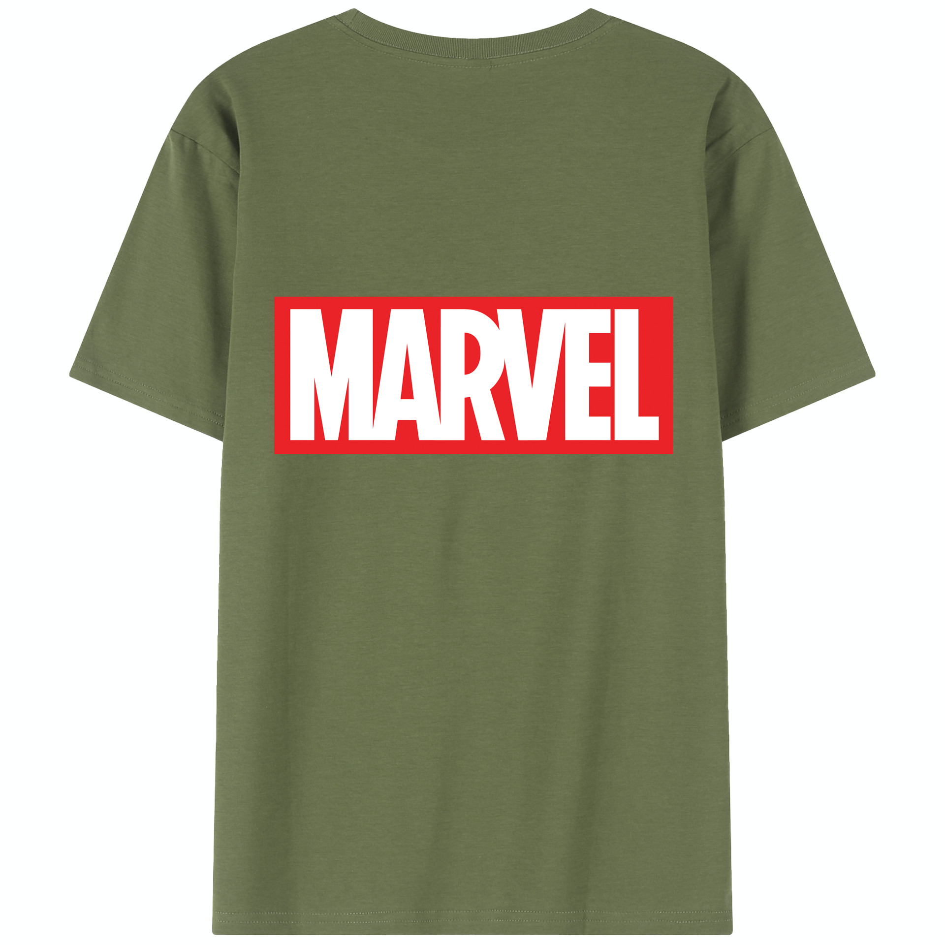 （画像用） アベンジャーズ The Avengers 綿100％半袖Tシャツ（背面プリント）